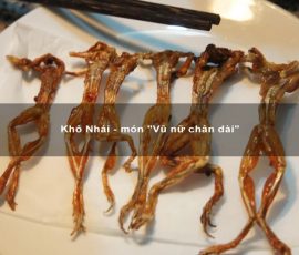 Khô Nhái - món "Vũ nữ chân dài"